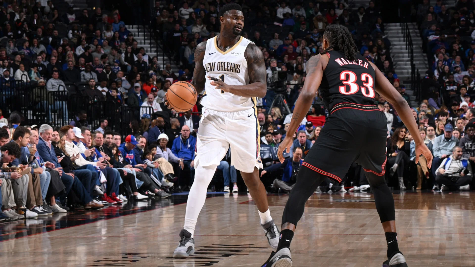 NBA篮球比赛现场氛围